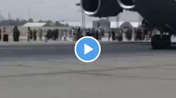 Video: Horrific Footage Showing Afghan's Clinging To Military Plane ...