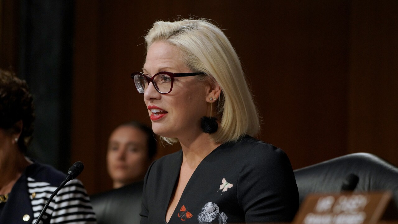 Senator Kyrsten Sinema Censured By Arizona Democrat Party For Blocking ...